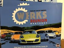 AWESOME Porsche Club WERKS Reunion Monterey 2014 poster picture