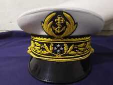 FRENCH CAP HAT KEPI - French Navy Admiral General Hats - French CUSTOM Hats picture