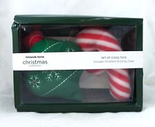 Kirkland Home Two Christmas Holiday Dog Toys For Small Pet New - SEE DETAILS picture