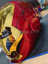AUTOKING Iron Man 1:1 MK5 Helmet Wearable Voice-control Gold plated Special Ver. picture