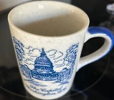 Vintage US Smith Western Ceramic Coffee Cup Speckled Washington DC picture