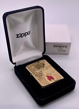 2018 Zippo Car Armor Gold Limited Edition Very Rare New Unlit MIB picture
