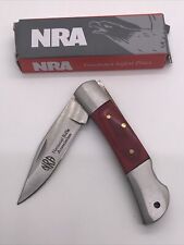Stone River LTD NRA Single Blade Lockback Folding Pocket Knife picture
