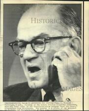 1970 Press Photo Senator Fulbright airs his views on 