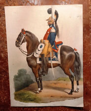 Bellangé - NAPOLON EMPIRE antique litho - elite policeman Imperial Guard picture