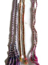 3 Handmade ties in Ocongate, Cusco, woven for shamanic ceremonies picture