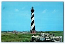 1968 Cape Hatteras National Seashore Park Lighthouse North Carolina NC Postcard picture