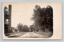 Postcard RPPC Main Street Brookfield Missouri, 1911 Real Photo Antique i1 picture