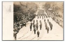 RPPC Parade Band in PITTSBURGH PA Allegheny County 1912 Real Photo Postcard picture