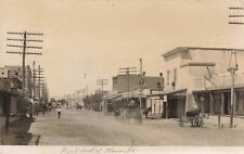 West End Main Street Las Cruces New Mexico NM c1910 Real Photo RPPC picture