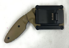 KA-Bar TDI Law Enforcement Half Serrated Fixed Blade Knife, Coyote Brown picture