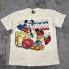 Vintage Disney Mickey Mouse Shirt Extra Large Bon Voyage Single Stitch picture