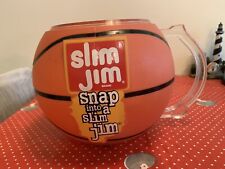 SLIM JIM LARGE PLASTIC BASKETBALL STORE DISPLAY MUG / BOWL 11