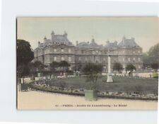 Postcard Luxembourg Garden The Senate Luxembourg Paris France picture