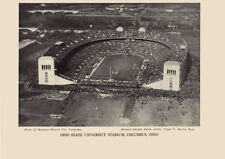 OHIO STATE UNIVERSITY Buckeyes vintage football stadium photo c 1927 picture