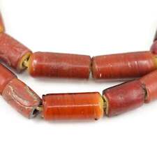 Cylindrical Cornaline d'Aleppo Venetian Trade Beads SMITH COLLECTION picture