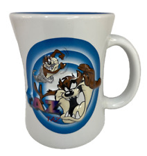 Looney Tunes Taz Tasmanian Devil 3D Sculpted Six Flags Ceramic Coffee Mug picture