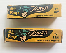 Vintage Walt Disney TV Film ZORRO Lido Toy  2 films Goes to Church + Senor picture