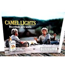 Vintage 1986 Camel Lights New World Print Ad Original epherma picture