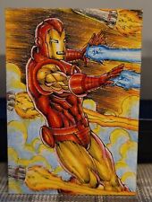 2024 Finding Unicorn Marvel Comics Evolution Iron Man Sketch Erico Calimlim picture