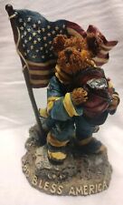 Boyds Bears Bearstone #227791 Our American Hero 9/11 Tribute picture
