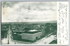 Watertown, New York - Looking Up of Franklin Street - Vintage Postcard - Posted picture