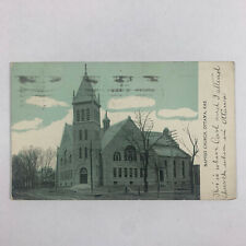 Postcard Kansas Ottawa KS Baptist Church 1908 Posted Divided Back picture