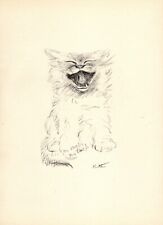 1940s Lucy Dawson Cat Kitten Print Wall Art Decor Cat Art Illustration 5435e picture