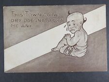 1913 Antique Postcard Baby Crying Comic A7621 picture