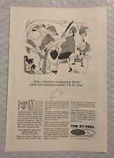 Vintage 1969 The St. Paul Original Print Ad - Full Page - Malevolent Swans picture