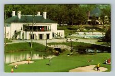 Williamsburg VA-Virginia, The Golden Horseshoe Clubhouse, Vintage Postcard picture