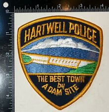VINTAGE OBSOLETE Hartwell The Best Town by Adam Site GA Georgia Police Patch picture