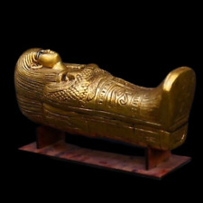 RARE ANCIENT EGYPTIAN ANTIQUITIES Golden Coffin For King Tutankhamun Egypt BC picture
