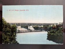 C&NW Bridge, Janesville, WI - 1907-15, Rough Edges picture
