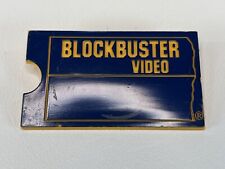 VINTAGE Blockbuster Video Blue Original Video Store Employee Name Tag A picture