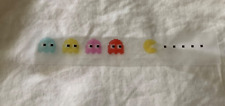 Pac-Man and Four Ghost Vinyl Decal for Rear View Side Vanity Mirror  New picture