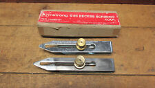 Vintage NOS Armstrong S-83 Recess Linoleum Scribing Tool ~ 1 Used Made in USA picture
