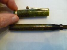 Sheaffer's Jade Senior Flat Top Green foutain pen 1928 picture