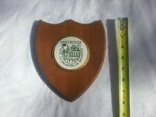 Vintage Dartmouth College Wood Metal Plaque. Very Good Condition picture