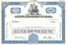 Colonial Corporation of America - 1945 Specimen Stock Certificate - Specimen Sto picture