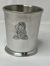 Woodbury Pewter Polo Cup with Medallion of Garfield Cub Scout Saluting picture