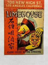 1940's Limehouse Live Trout in Pool 708 New High St Los Angeles CA Matchcover picture