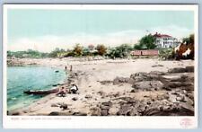 1904 PORTLAND MAINE BEACH AT CAPE COTTAGE ANTIQUE POSTCARD picture