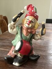 Clown Figurine With Dog And Drum picture