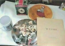 Norman Rockwell Collectibles Lot of 4 Items Christmas Plates 1980 Ornament & Mug picture