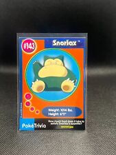 1999 Pokemon Promo Card The First Movie Nintendo SNORLAX #143 PokeTrivia picture