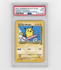 Surfing Pikachu 28 Black Star Promo PSA 9 Mint Pokemon Card picture