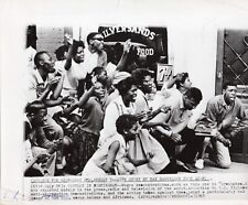 Original 1963 Civil Rights Press Photo Protest in Birmingham Alabama picture