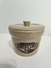 Vintage Country Crock Shedd's Spread Pottery Container Jar picture