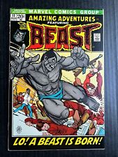 AMAZING ADVENTURES #11 March 1972 Key Issue 1st Appearance of BEAST in Grey picture